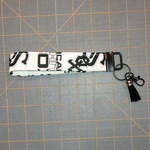 Chicago White Sox Keychain Wristlet. Key Fob Wristlet. Key Holder
